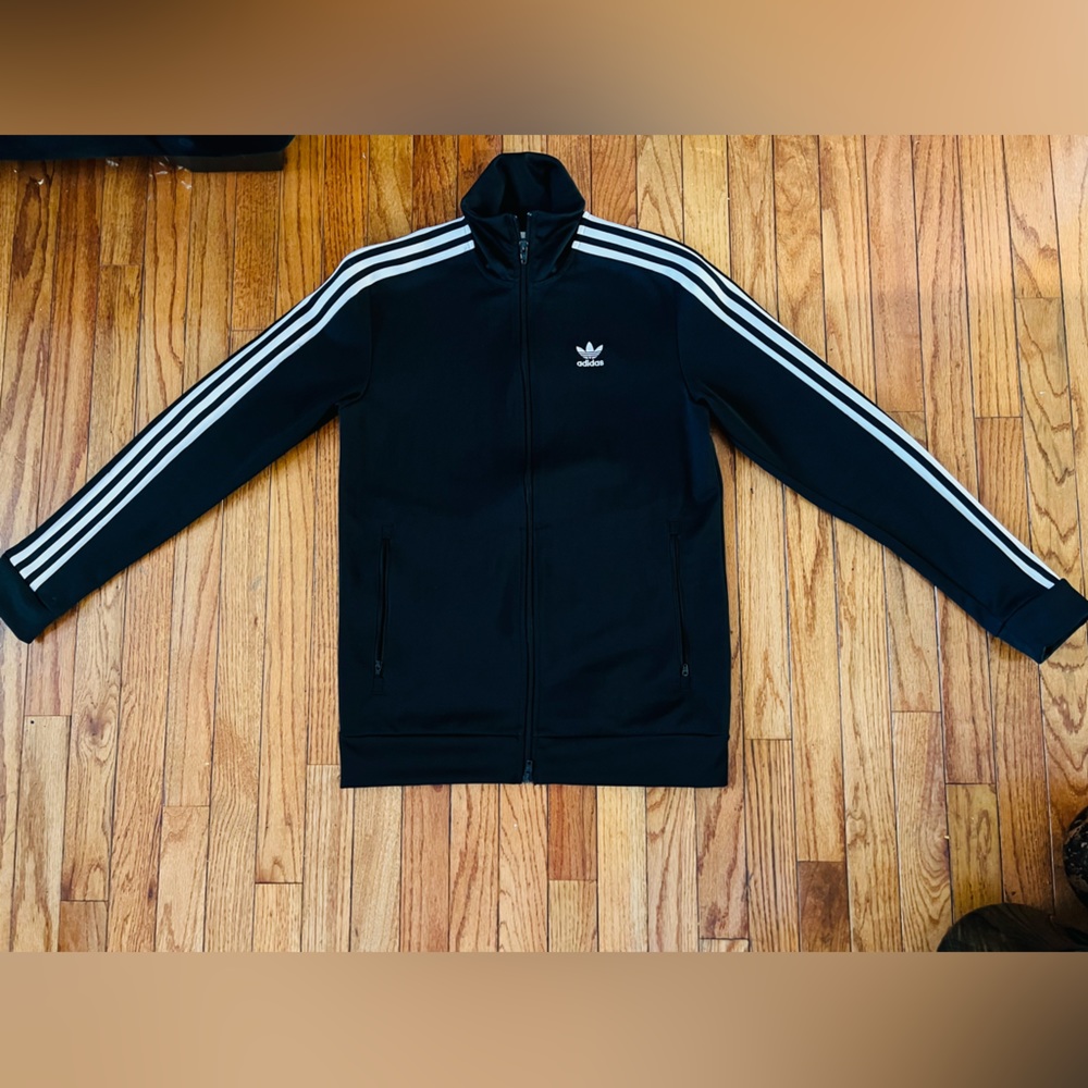 Pre-Owned Women’s Adidas Track Jacket, Black (Size S)